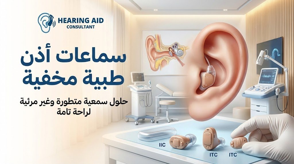 سماعات أذن طبية مخفية