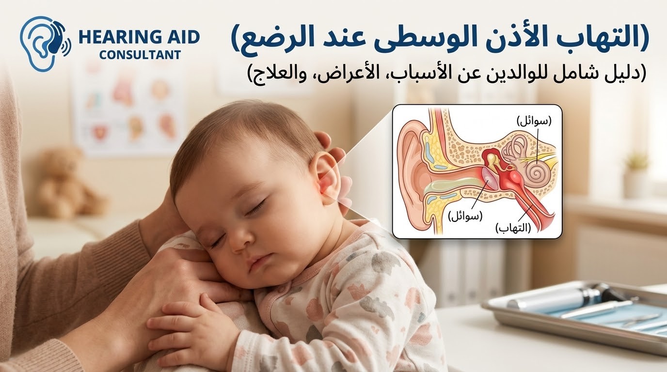 التهاب الأذن الوسطى عند الرضع