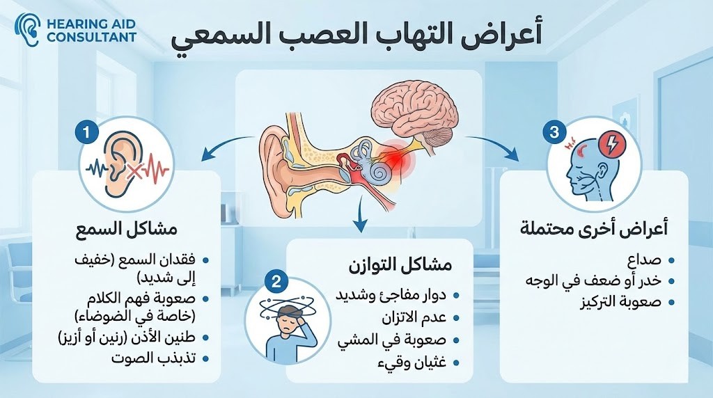 أعراض التهاب العصب السمعي: إشارات لا يجب تجاهلها
