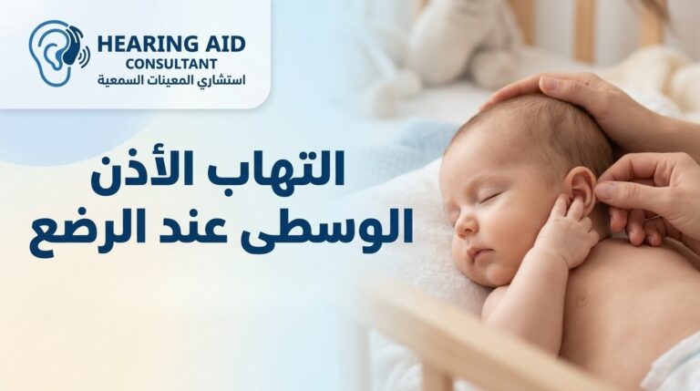 التهاب الأذن الوسطى عند الرضع — الأسباب والأعراض والعلاج الصحيح