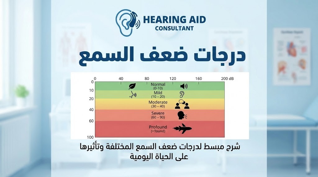 درجات ضعف السمع وتصنيفاتها العالمية